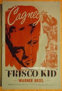 P694 FRISCO KID one-sheet movie poster R44 James Cagney
