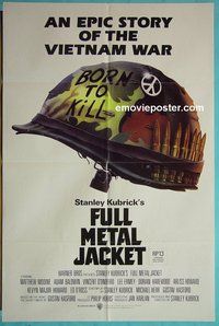 P703 FULL METAL JACKET 1sh movie poster '87 Stanley Kubrick