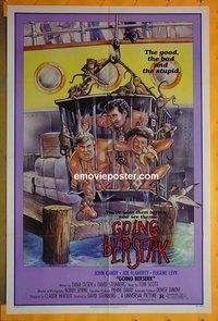 P749 GOING BERSERK one-sheet movie poster '83 John Candy