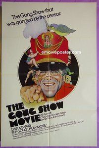 P760 GONG SHOW MOVIE one-sheet movie poster '80 Chuck Barris