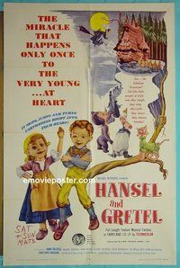 P803 HANSEL & GRETEL one-sheet movie poster R65 Kinemins!