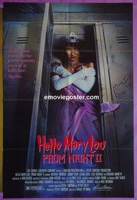 P822 HELLO MARY LOU: PROM NIGHT 2 one-sheet movie poster '87 Ironside