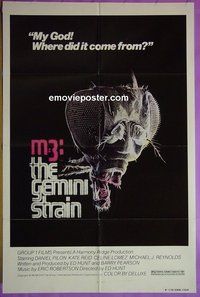 Q362 PLAGUE one-sheet movie poster '78 M3: The Gemini Strain!