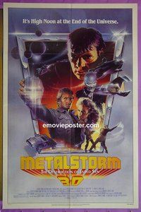 Q160 METALSTORM one-sheet movie poster '83 3D, Charles Band