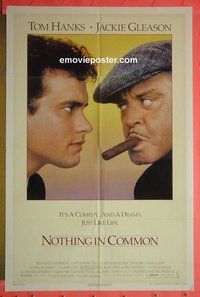 Q268 NOTHING IN COMMON one-sheet movie poster '86 Tom Hanks