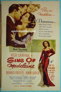P510 DISHONORED LADY one-sheet movie poster R51 Hedy Lamarr