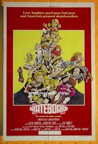 Q580 SKATEBOARD one-sheet movie poster '78 Leif Garrett, Allen Garfield