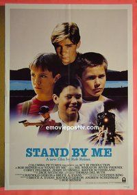Q622 STAND BY ME one-sheet movie poster '86 River Phoenix, Corey Feldman