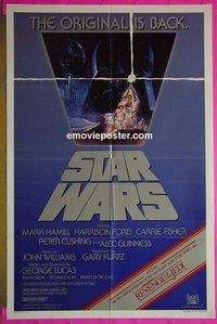 Q631 STAR WARS 1sh movie poster R82 George Lucas, Ford
