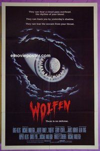 Q885 WOLFEN one-sheet movie poster '81 Hines, Finney, Olmos