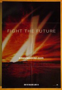 Q905 X-FILES DS teaser style C one-sheet movie poster '98 Fight the Future!
