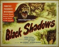R471 BLACK SHADOWS half-sheet '49 African jungle!