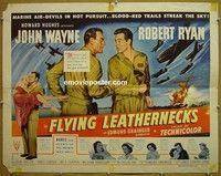 R570 FLYING LEATHERNECKS half-sheet '51 John Wayne
