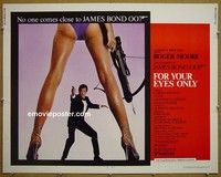 R574 FOR YOUR EYES ONLY 1/2sh '81 Roger Moore as Bond!