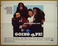R592 GOING APE half-sheet '81 Tony Danza, orangutans!