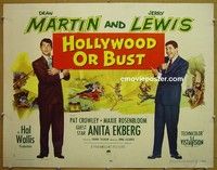R616 HOLLYWOOD OR BUST style B 1/2sh '56 Martin & Lewis