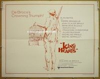 R664 KING OF HEARTS half-sheet R78 Alan Bates, Bujold