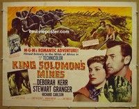 R666 KING SOLOMON'S MINES half-sheet '50 Deborah Kerr