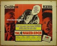 R745 NAKED EDGE half-sheet '61 Gary Cooper, Kerr