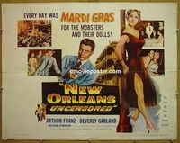 R753 NEW ORLEANS UNCENSORED 1/2sh '54 Beverly Garland