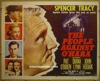 R780 PEOPLE AGAINST O'HARA half-sheet '51 Spencer Tracy
