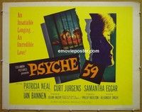 R796 PSYCHE '59 1/2sh '64 Patricia Neal, Curt Jurgens