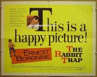 R798 RABBIT TRAP half-sheet '59 Ernest Borgnine