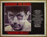 R802 RAGING BULL half-sheet '80 Robert De Niro, Pesci