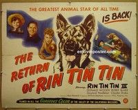R807 RETURN OF RIN TIN TIN half-sheet '47 animal star!
