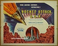 R816 ROCKET ATTACK USA half-sheet '59 John MacKay