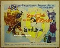 R842 SNOW WHITE & THE 3 STOOGES half-sheet '61