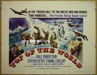 R892 TOP OF THE WORLD half-sheet '55 Dale Robertson