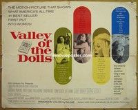 R904 VALLEY OF THE DOLLS half-sheet '67 Sharon Tate