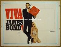 R914 VIVA JAMES BOND half-sheet '70 super sexy!