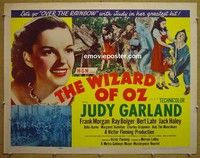 R935 WIZARD OF OZ half-sheet R55 Judy Garland