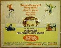 R940 WORLD OF HENRY ORIENT half-sheet '64 Peter Sellers