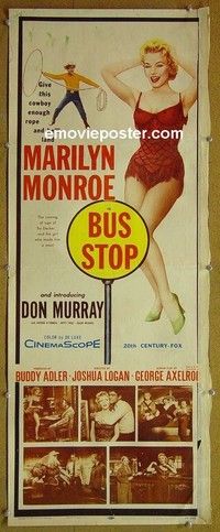 R055 BUS STOP insert '56 Marilyn Monroe, Murray