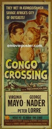 R067 CONGO CROSSING insert '56 Virginia Mayo, Lorre