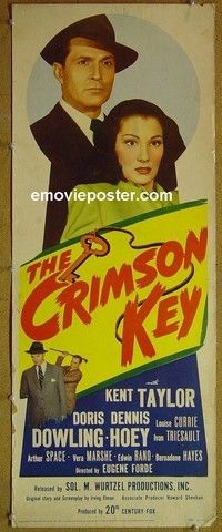 R072 CRIMSON KEY insert '47 Kent Taylor, Doris Dowling