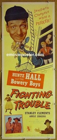 R112 FIGHTING TROUBLE insert '56 Bowery Boys
