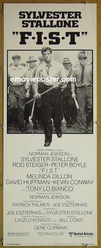 R114 FIST insert '77 Sylvester Stallone, Rod Steiger