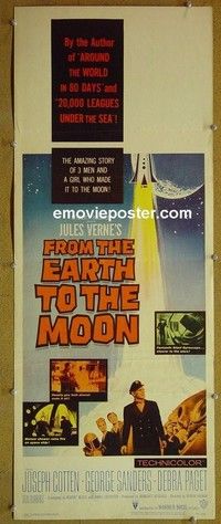 R125 FROM THE EARTH TO THE MOON insert '58 Jules Verne
