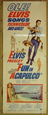 R127 FUN IN ACAPULCO insert '63 Elvis Presley