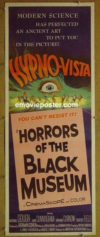 R152 HORRORS OF THE BLACK MUSEUM insert '59 AIP