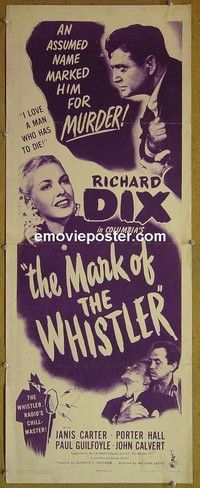 R223 MARK OF THE WHISTLER insert '44 Richard Dix