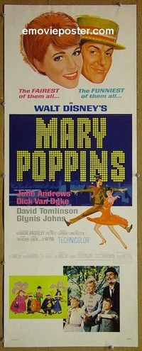 R226 MARY POPPINS insert R80 Julie Andrews, Disney