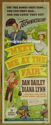 R230 MEET ME AT THE FAIR insert '53 Dan Dailey