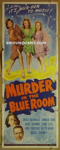 R240 MURDER IN THE BLUE ROOM insert '44 Cook, Gwynne