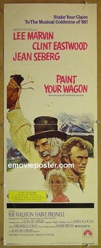 R265 PAINT YOUR WAGON insert '69 Eastwood, Marvin