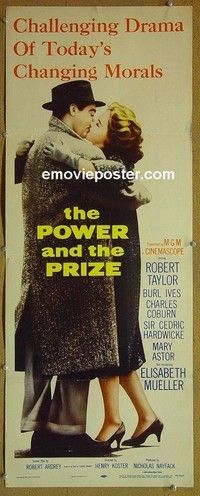 R274 POWER & THE PRIZE insert '56 Robert Taylor